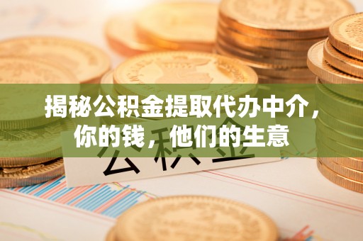 宜秀揭秘公积金提取代办中介，你的钱，他们的生意