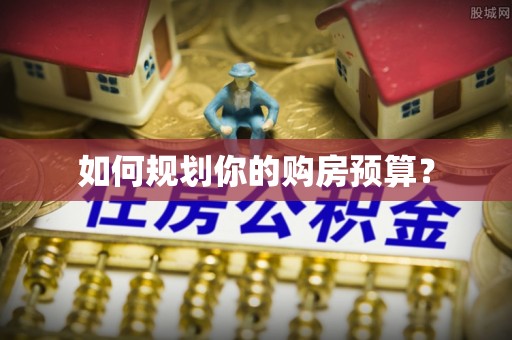 宜秀如何规划你的购房预算？