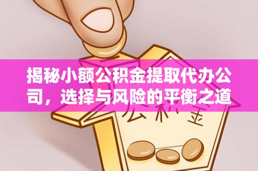 宜秀揭秘小额公积金提取代办公司，选择与风险的平衡之道